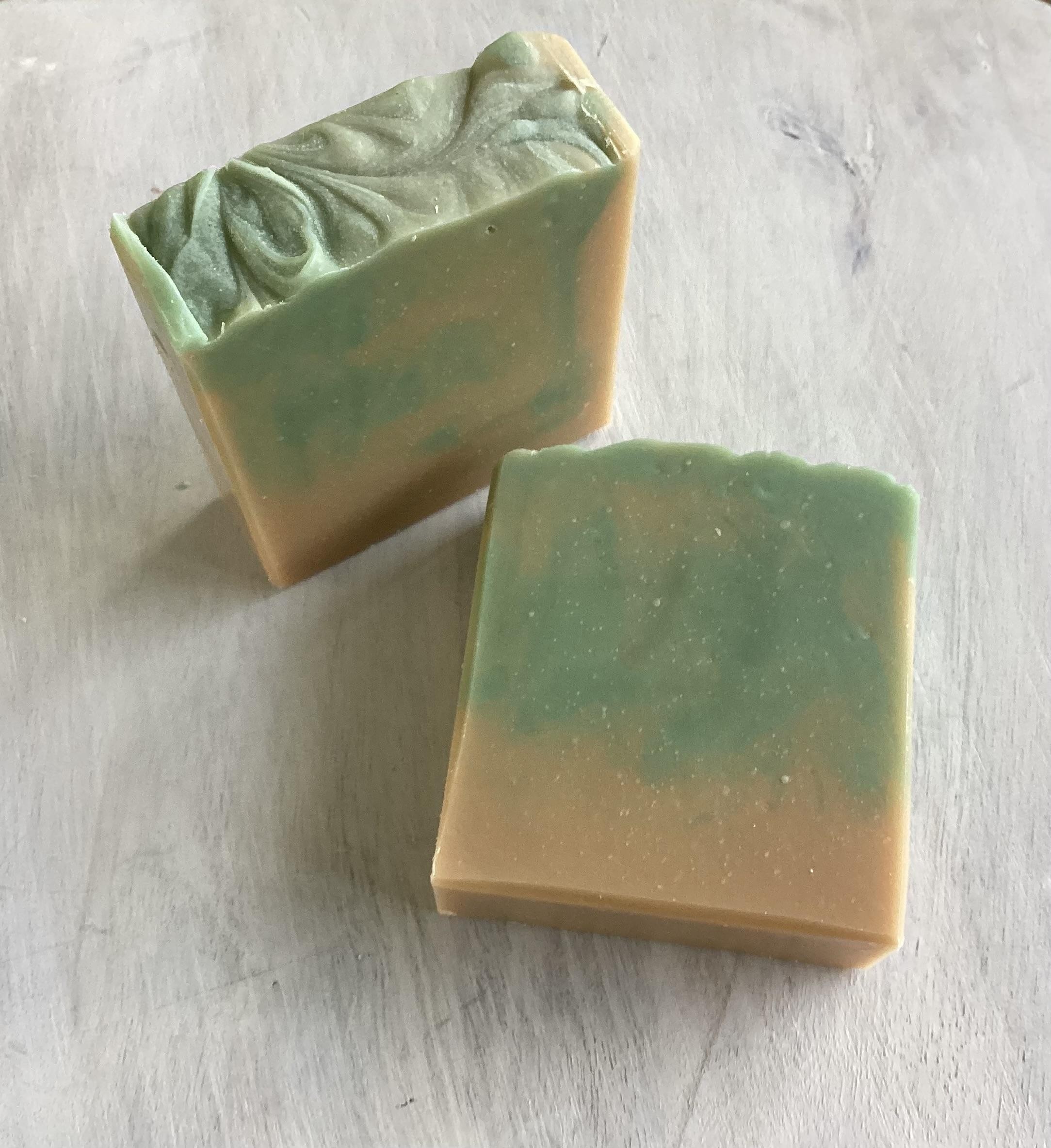 Experience the ultimate sense of peace and refreshment with this Fragrance oil/Essential Oil Blend! Enriched with grounding patchouli oil, this earthy blend also features notes of oakmoss extract for a clean, woodsy fragrance. Embrace your inner wanderer and feel at one with nature, no matter where life takes you!  Ingredients: Goats milk, saponified Lard, Coconut oil, Olive Oil, Canola Oil. Fragrance oil and mica